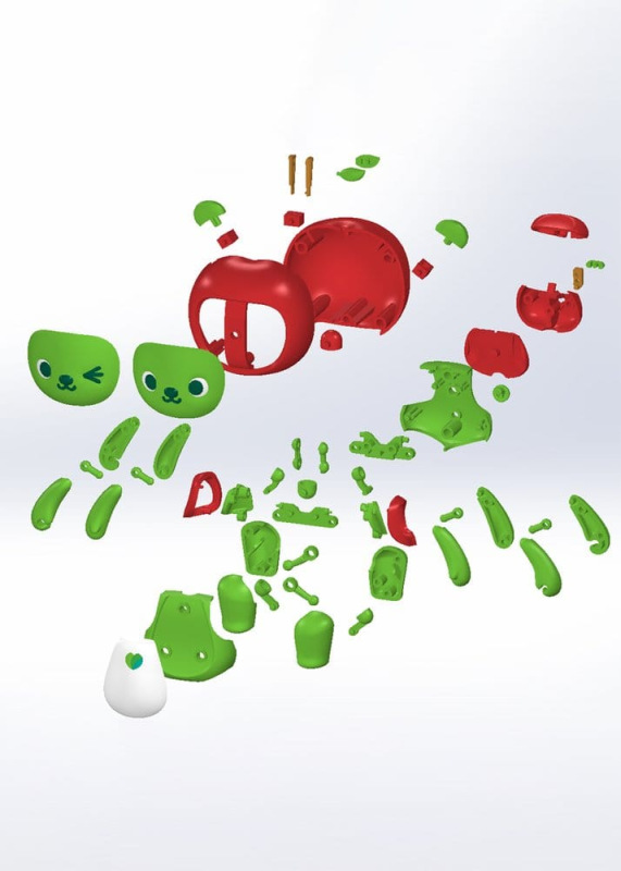 Original Character Plastic Model Kit Arukuma 10 cm 12