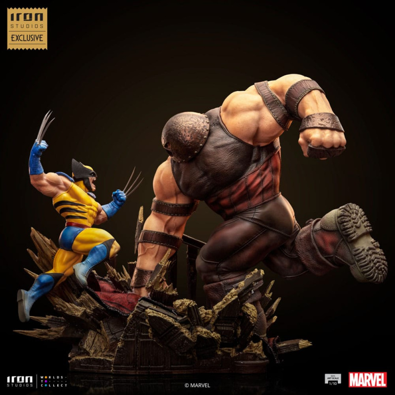 Marvel BDS Art Scale Statue 1/10 Wolverine vs Juggernaut heo EU Exclusive 30 cm 7