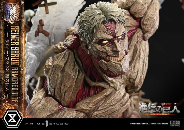 Attack on Titan (TV animation) Ultimate Diorama Masterline Statue Reiner Braun Armored Titan Bonus V 14