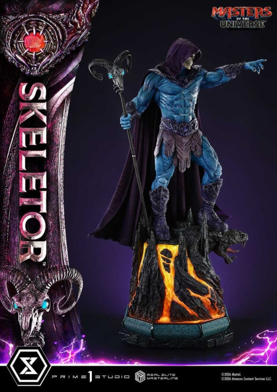 Masters of the Universe (2026 Film) Real Elite Masterline Series Statue 1/3 Skeletor 95 cm 13