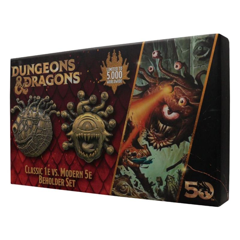 Dungeons & Dragons Medallion Set 50th Anniversary Beholder Twin Edition