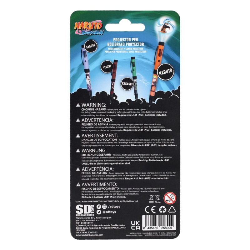 Naruto Shippuden Pen with Light Projector Naruto 5