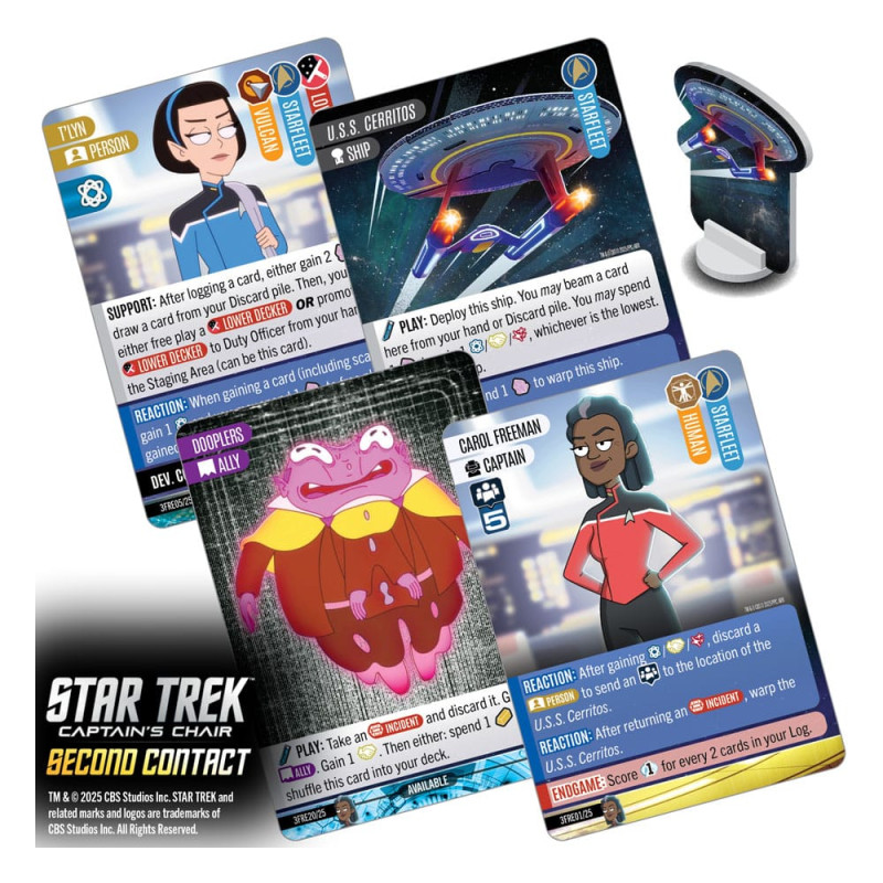 Star Trek: Captain's Chair Card Game Second Contact *English Version* 1