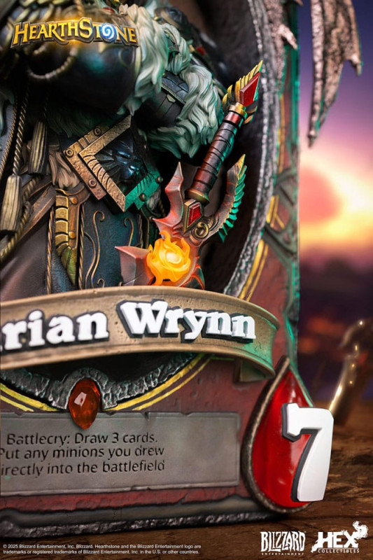 Hearthstone 3D Art Frame Statue Varian Wrynn 31 cm 4