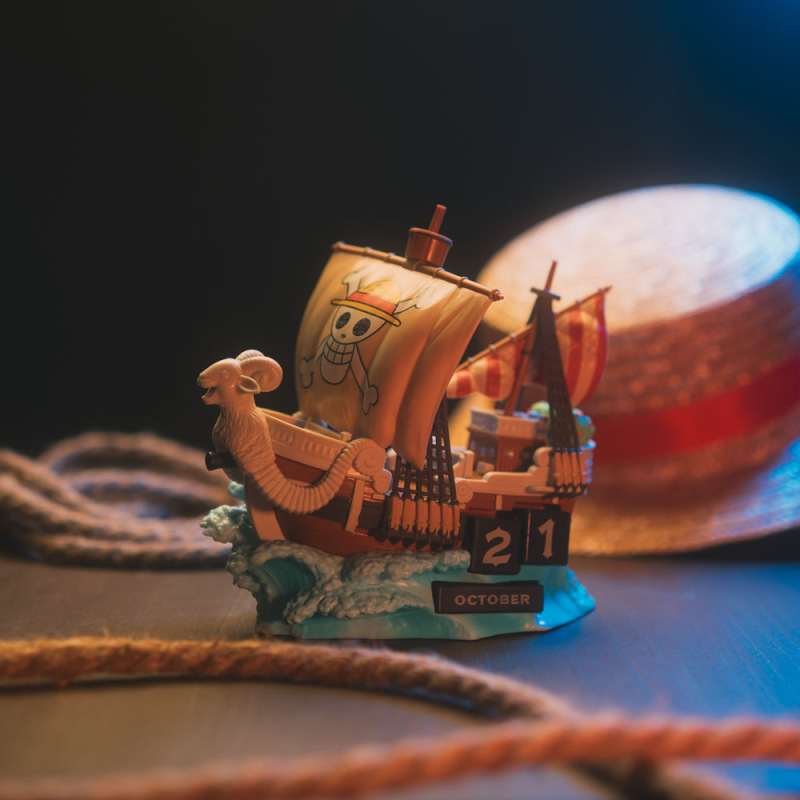 One Piece 3D perpetual Calendar Going Merry 1