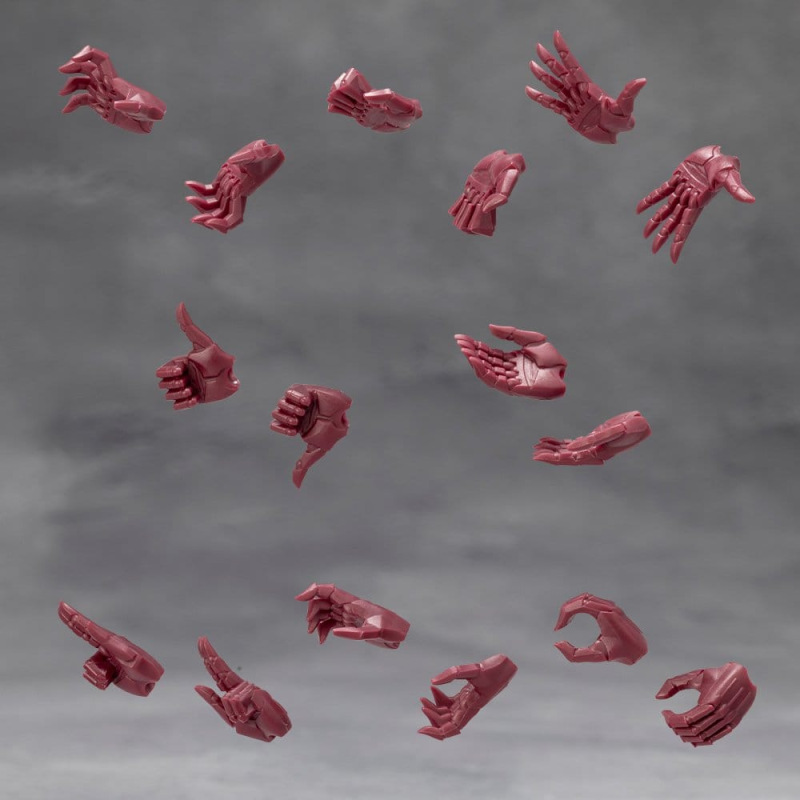 Megalomaria Unlimited Universe Model Kit Accessory Set Ex Hand Unit Male Type A Red Ver. 1