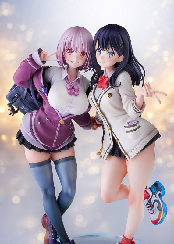 SSSS.GridmanPVC Statues 1/7 2-Pack Rikka Takarada & Akane Shinjo feat. toridamono 22 cm 2