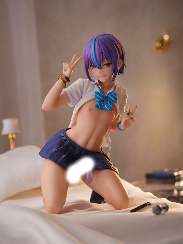 Original Character Okane ga Daisuki Series Statue 1/6 Toa-kun Illustration by meme50 19 cm 3