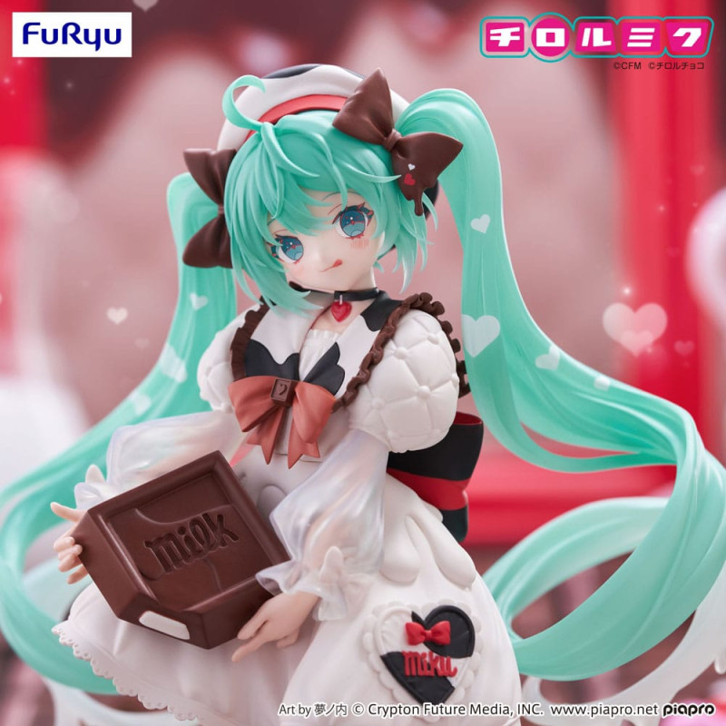 Hatsune Miku x Tirol Choco Trio-Try-iT PVC Statue Hatsune Miku Milk Ver. 18 cm 8