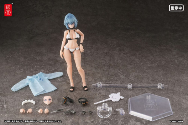 Original Character Action Figure Kit 1/12 RA-04 Kitsunebi Senki Honoka Swimsuit Ver. 15 cm 2