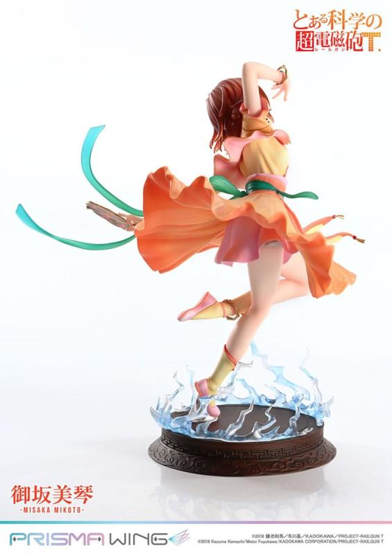 To Aru Kagaku no Railgun Prisma Wing PVC Statue 1/7 Misaka Mikoto 22 cm