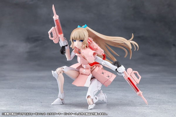 Megalomaria Unlimited Universe Plastic Model Kit Accessory Set Metamorphose Unit Exarmor Pink Nurse 10