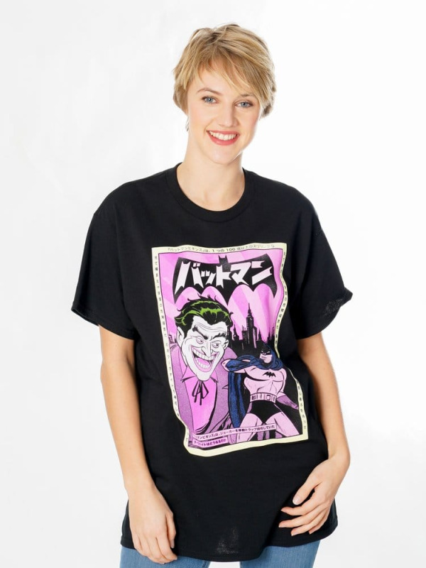 Batman T-Shirt Joker Anime Poster Size S 3