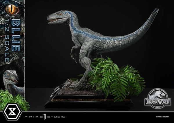 Jurassic World: Fallen Kingdom (Film) Legacy Museum Collection Statue 1/2 Blue 88 cm 7