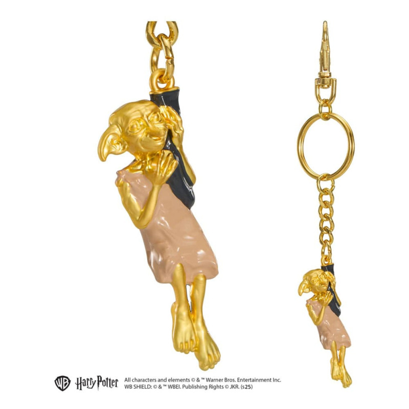 Harry Potter Metal Keychain Dobby gold-coloured 11 cm 1
