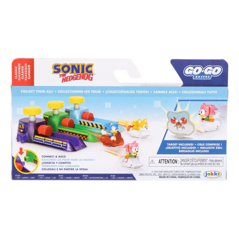 Sonic - The Hedgehog Go Go Racers Vehicles Mini Launching ramps Assortment (4) 9