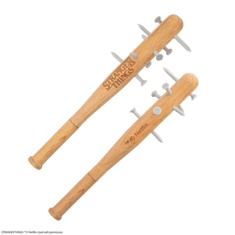 Stranger Things Spiked Bat Pen & Stranger Things Pin 4