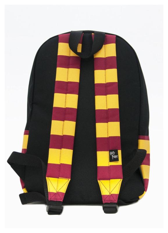 Harry Potter Backpack Hogwarts Striped Shoulder 3