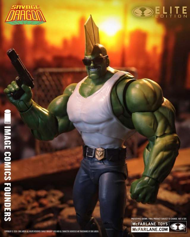 Savage Dragon Image Comics Founders Series McFarlane Elite Edition Action Figure Dragon 20 cm 8