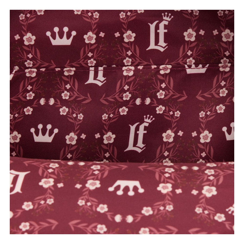 Loungefly Midi Backpack Cream & Red Floral 3