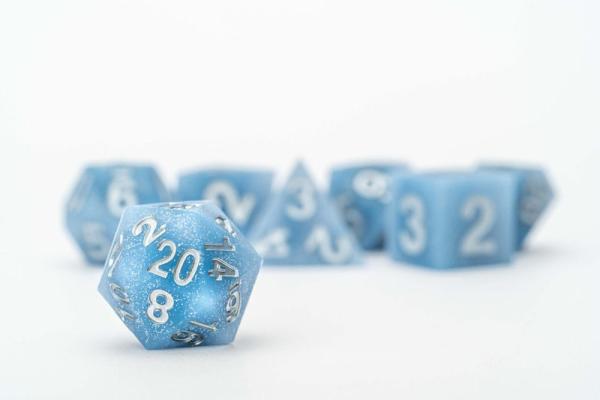 FanRoll Sharp Edge Silicone Dice Set Volcanic Soot (7) 3