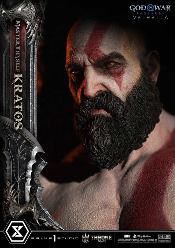 Throne Legacy God of War Series Statue 1/3 Ragnarok Master Thyself Kratos 67 cm 10
