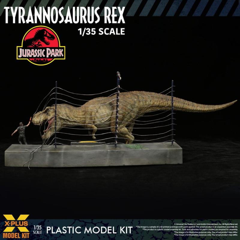 Jurassic Park Plastic Model Kit 1/35 Tyrannosaurus Rex 42 cm