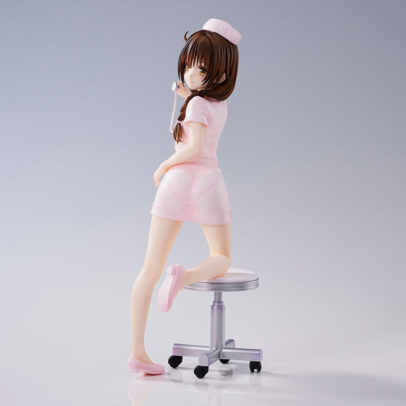 To Love-Ru Darkness Statue PVC Mikan Yuki Nurse Cos 25 cm 3