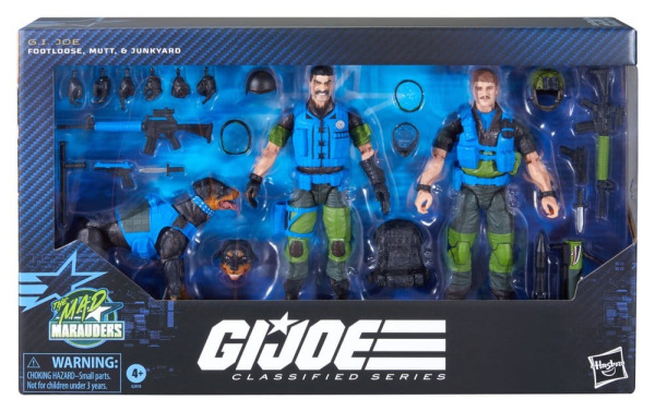 G.I. Joe Classified Series Action Figure 3-Pack #220 Mad Marauders: Footloose & Mutt & Junkyard 15 c 13