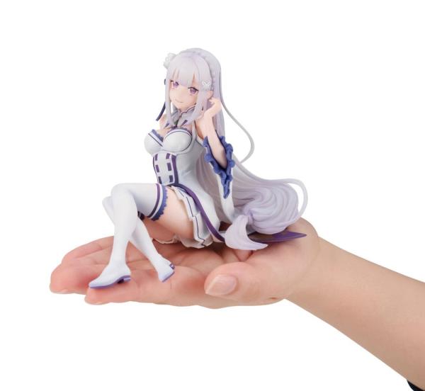 Re:ZERO Starting Life in Another World Melty Princess PVC Statue Emilia Palm Size 9 cm