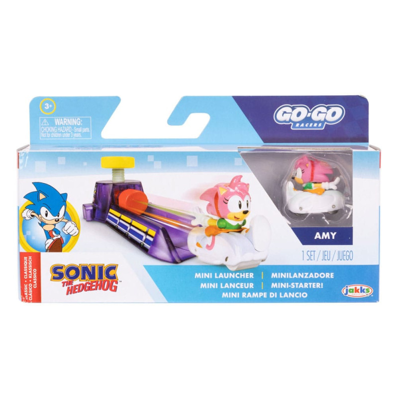 Sonic - The Hedgehog Go Go Racers Vehicles Mini Launching ramps Assortment (4) 5