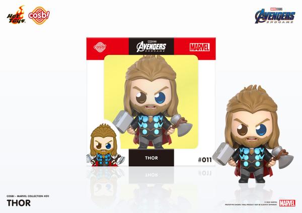 Avengers: Endgame Cosbi Mini Figure Thor 8 cm 1