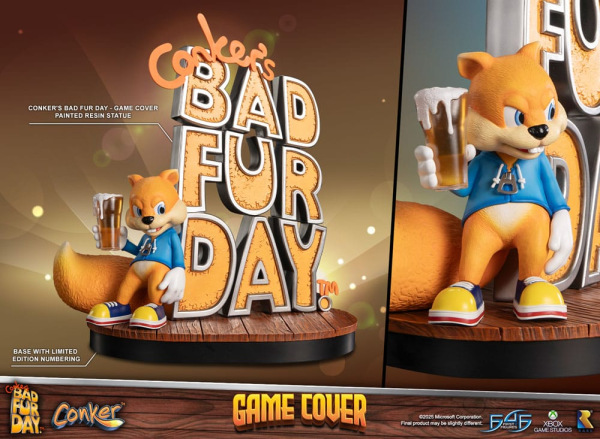 Conker´s Bad Fur Day Statue Game Cover Exclusive Edition 45 cm 1