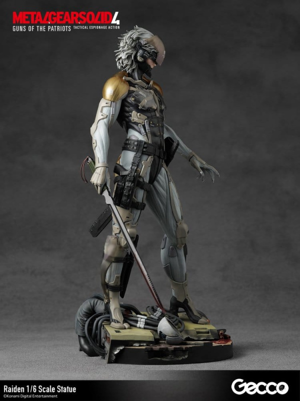 Metal Gear Solid 4 Guns of the Patriots Statue 1/6 Raiden 32 cm 4