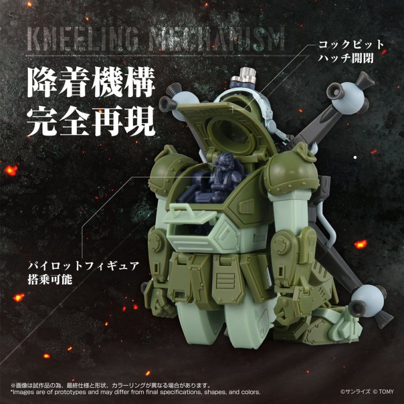 Armored Trooper Votoms Action Figure Toyrise AT-12 Scope Dog Round Mover 7