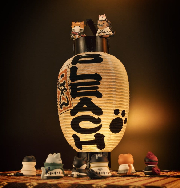 Bleach Mega Cat Project Minifigures 3 cm Thousand-Year Blood War Bleach Nyan Blind Box Display (8) ( 11