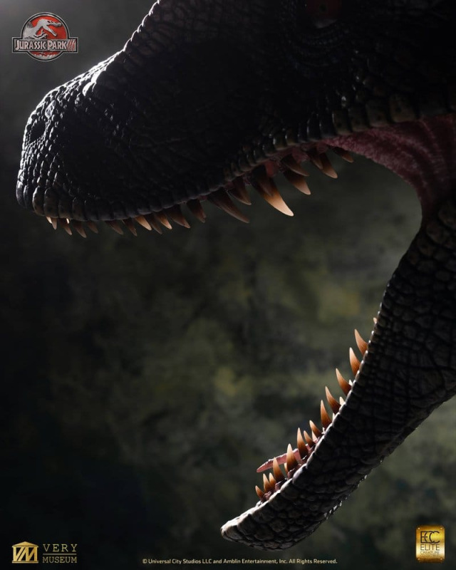 Jurassic Park III Life Size Bust Male Alpha Velociraptor "Blood Knight" 83 cm 6