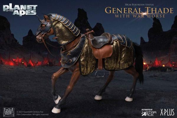 Planet of the Apes: Thade with Horse 30 cm Statue General - Star Ace Toys