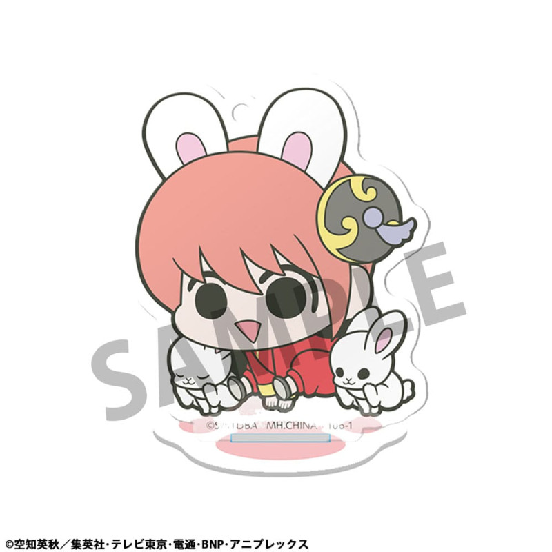 Gintama Acrylic Figure Prince Hata & Animal Paradise 6 cm Display (6) 2