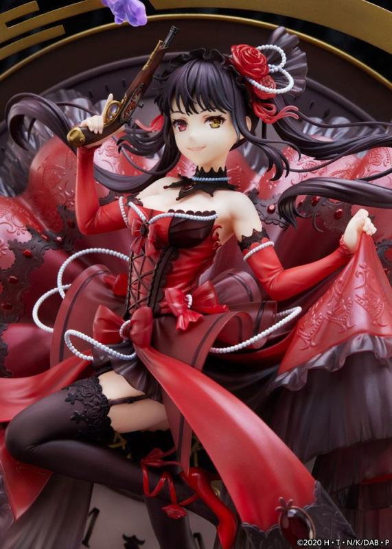 Date A Bullet PVC Statue 1/7 Kurumi Tokisaki: Pigeon Blood Ruby Dress Ver. 33 cm