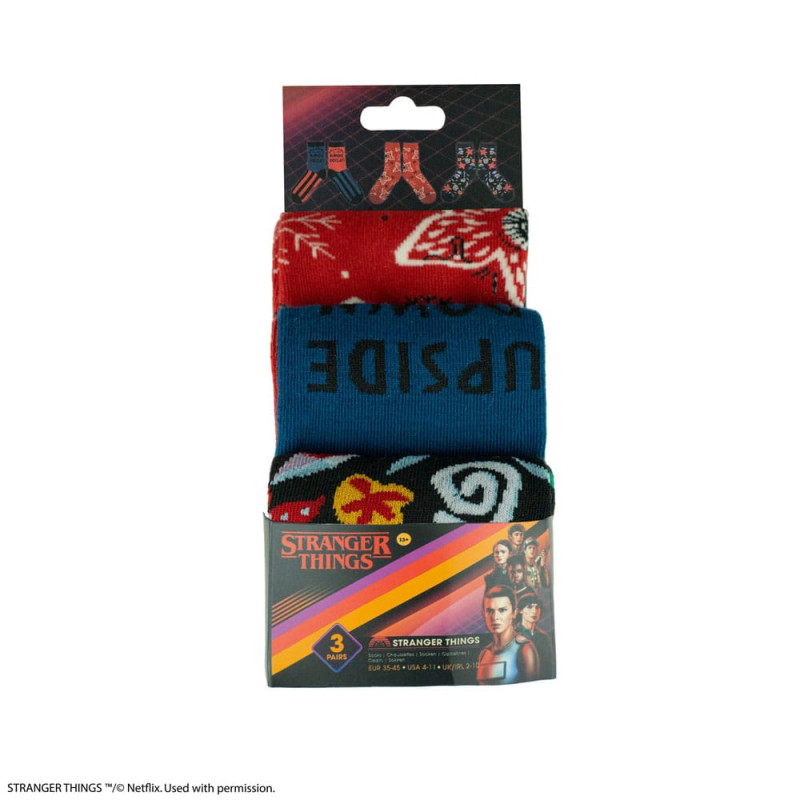 Stranger Things: Stranger Things Set of 3 Socks 4