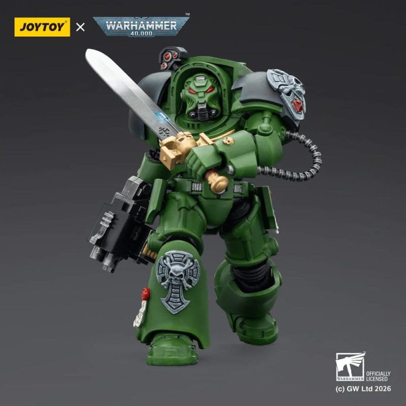 Warhammer 40,000 Action Figure Salamanders Terminator 1 with Power Sword and Storm Bolter 14 cm 1