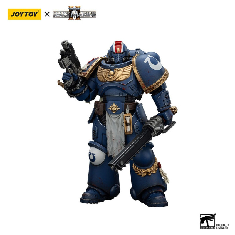 Warhammer 40,000: Space Marine 2 Action Figure Ultramarines Lieutenant Titus Collectors Edition 13 c