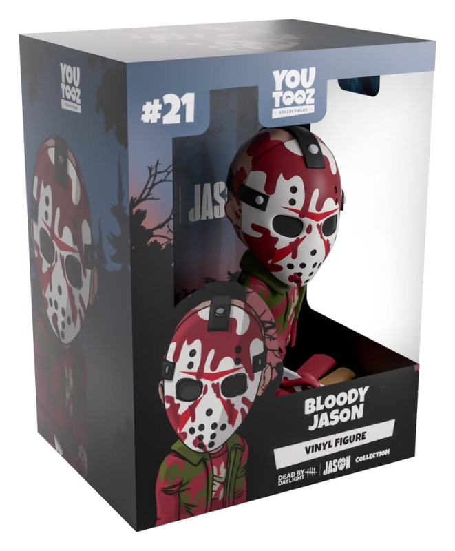 Dead by Daylight Vinyl Figure Bloody Jason 12 cm 3