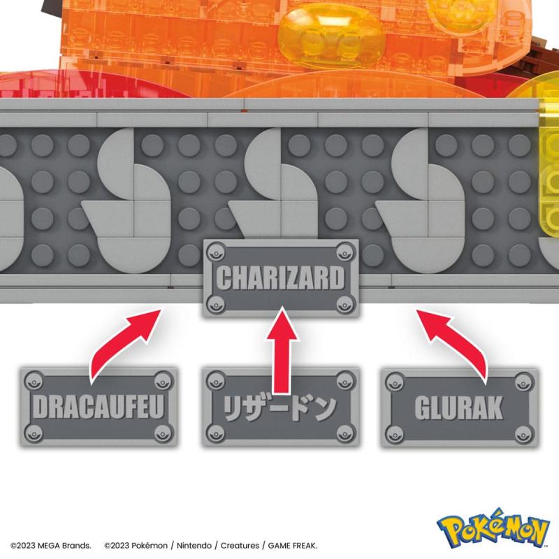 Pokémon Mega Construx Construction Set Motion Charizard 30 cm