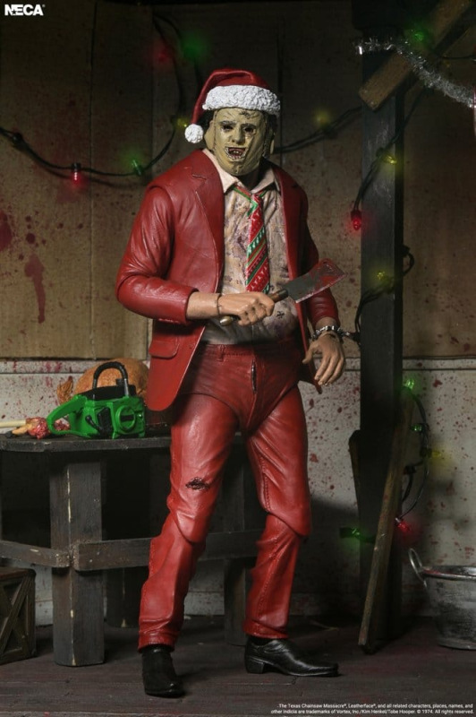 Texas Chainsaw Massacre Ultimate Action Figure Santa Leatherface 18 cm 3