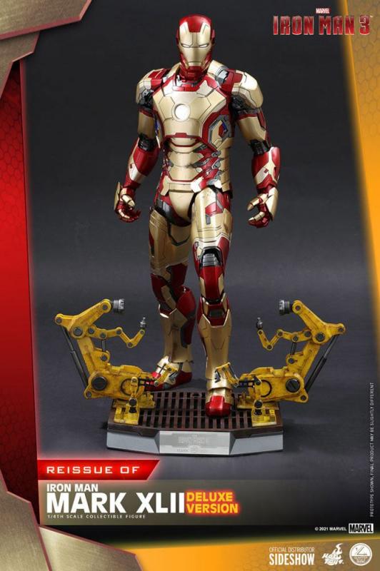 Iron Man 3: Iron Man Mark XLII 1/4 Action Figure Deluxe Ver. - Hot Toys