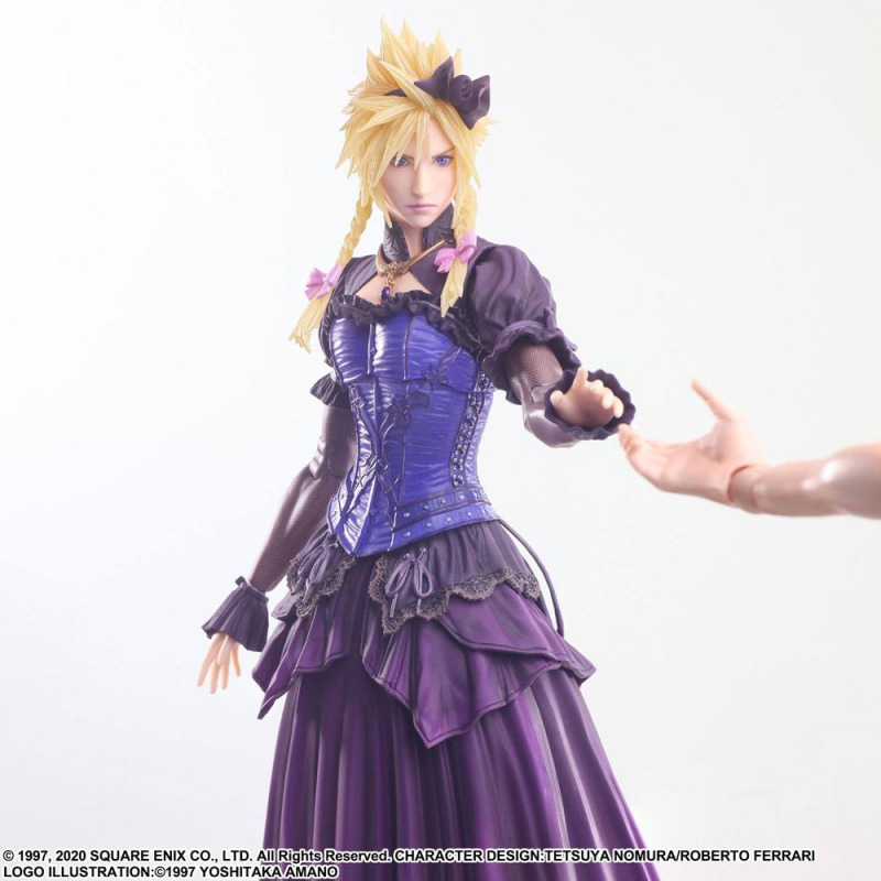 Final Fantasy VII Remake Play Arts Kai Action Figure Cloud Strife Dress Ver. 28 cm 14