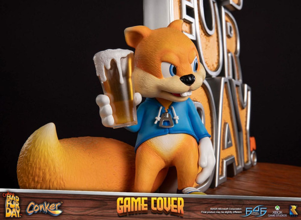 Conker´s Bad Fur Day Statue Game Cover Exclusive Edition 45 cm 11