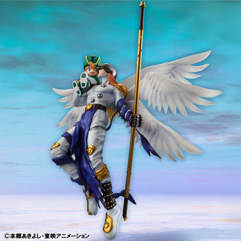 Digimon Adventure G.E.M. Series PVC Figure Angemon & Takeru Takaishi 22 cm (Repeat) 2
